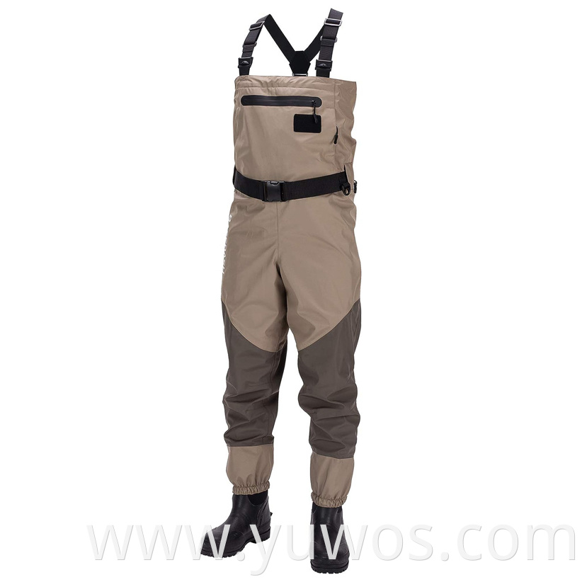 Mens Breathable Lightweight Chest And Waist Convertible Waders Jpg